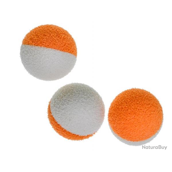 Mousse  Zig StarbaitsTwo Tones Balls 14Mm Orange & Blanc