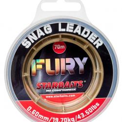 Tête de Ligne Starbaits Fury Snag Leader 60/100-19,7KG