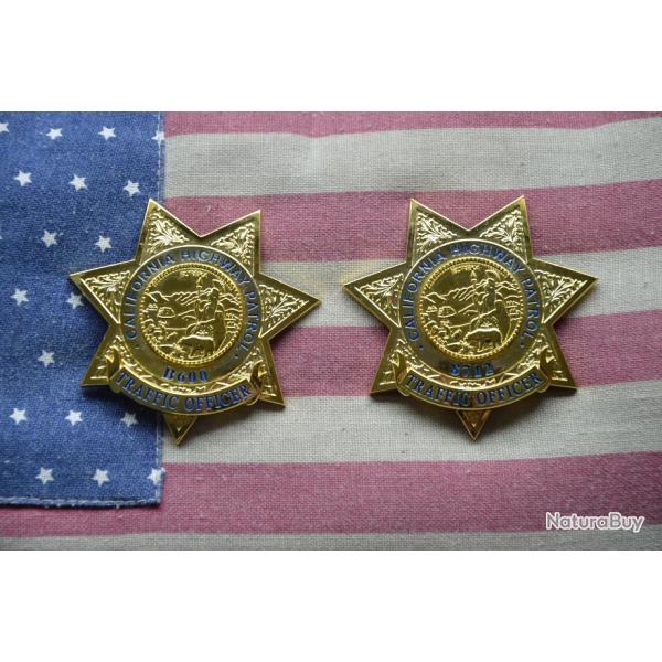 Badge Police HIGHWAY PATROL CHIPS srie anne 1980