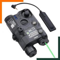 Lampe laser infrarouge pour lunettes de visée avec laser vert - Rail de 20 mm - Lampe tactique
