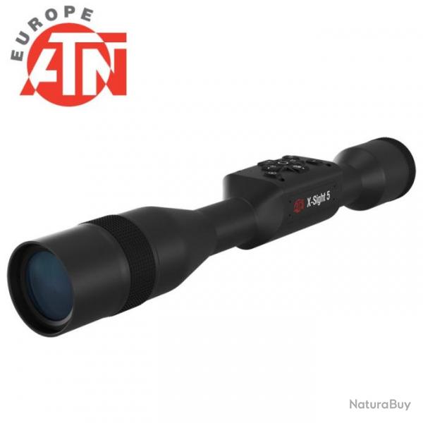 ATN X-Sight 5, 5-25x Lunette de vise pour la chasse de jour et de nuit