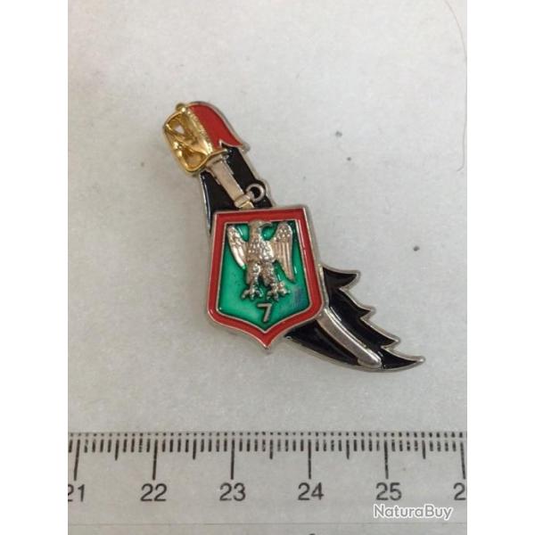 FRANCE ABC ARME BLINDE CAVALERIE - insigne  7 Rgiment de Chasseurs Drago