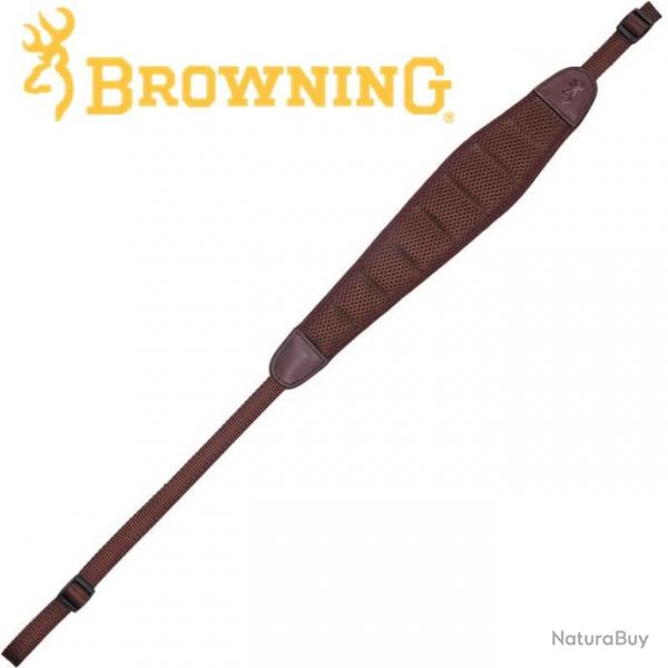 Bretelle BROWNING en tissus de couleur marron