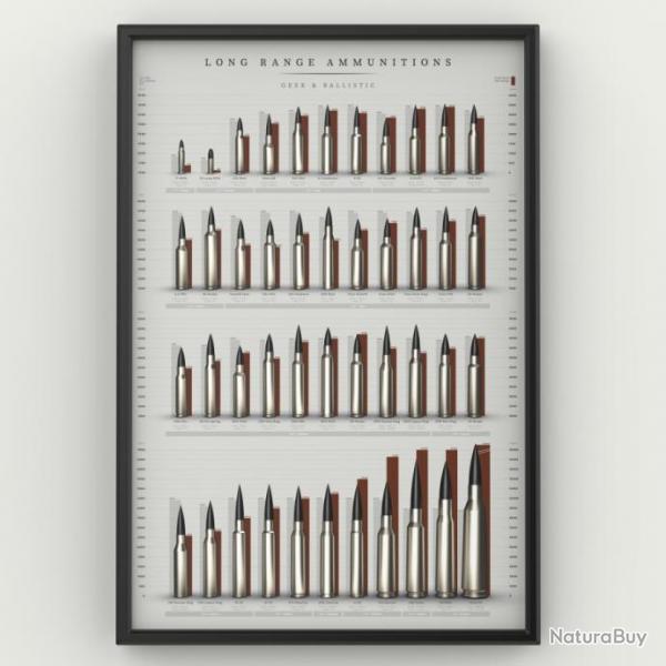 Poster / affiche Long Range Ammunition ( 60x40cm )