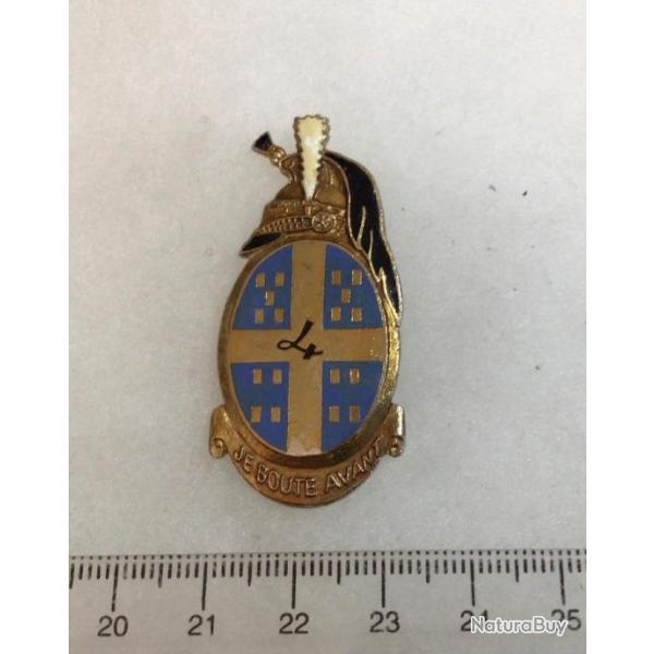 FRANCE ABC ARME BLINDE CAVALERIE - insigne  4 Rgiment de Dragons