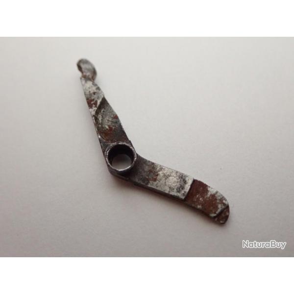 Levier coud de dtente pour pistolet ou revolver  identifier. Trs certainement suisse