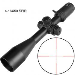 Lunette de tir et de chasse 4-16x50 SFIR avec colliers 11 ou 22 mm aux choix