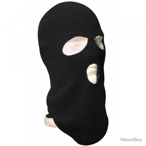 Cagoule polaire 3 trous TU NOIR UNI