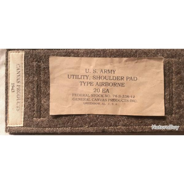 US247535a Utility shoulder pad type airborne 1943