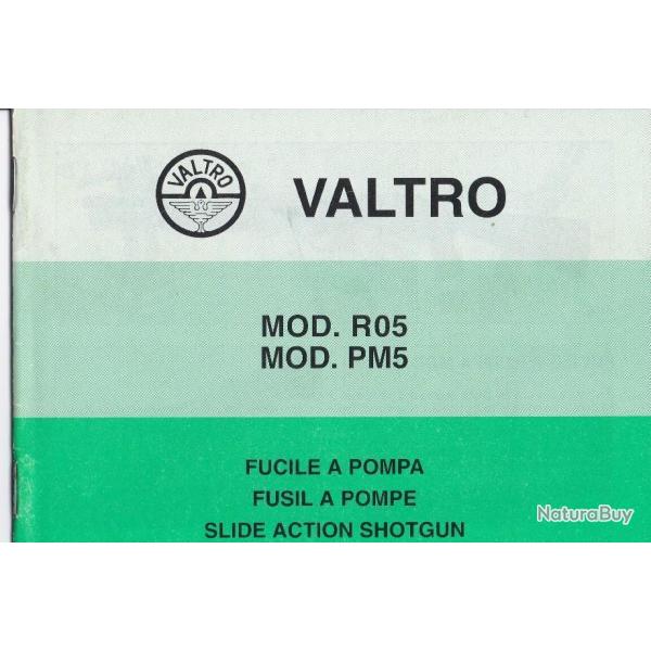 notice origine fusil a pompe VALTRO R05 / PM5 en FRANCAIS (envoi mail) - VENDU PAR JEPERCUTE (m1978)