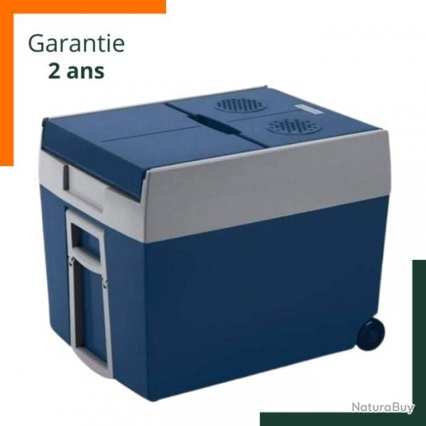 Glacire lectrique 48L - 230V et 12V - Bleu et blanc - Transportable - Livraison gratuite et rapide