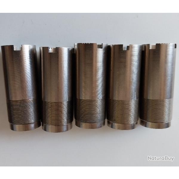 Lot de 5 Chokes bettinsoli  Cal. 12 Ref.  15