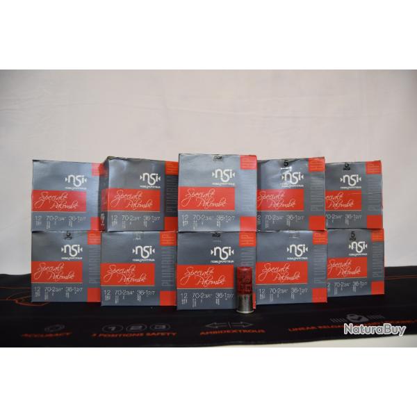 Dstockage ! - TUNET/NSI - SPCIALE PALOMBE, Calibre 12, 36gr, plomb 5 x10 botes*