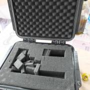 Malette Pistolet En Aluminium Avec Serrure A Combinaison – Coffre Rigide ABS 47x25x8,3 Cm, Mousse Interieure Anti-choc, Securise Et Polyvalent