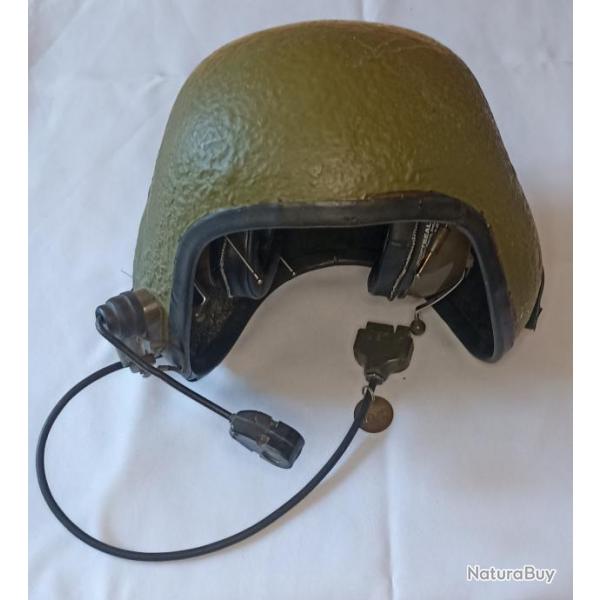 Casque quipage blind Danois AFV vintage 80/90