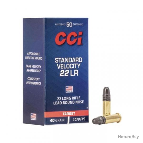 Balles CCI Standard Velocity - Cal. 22LR - 22LR / Par 1 / 40