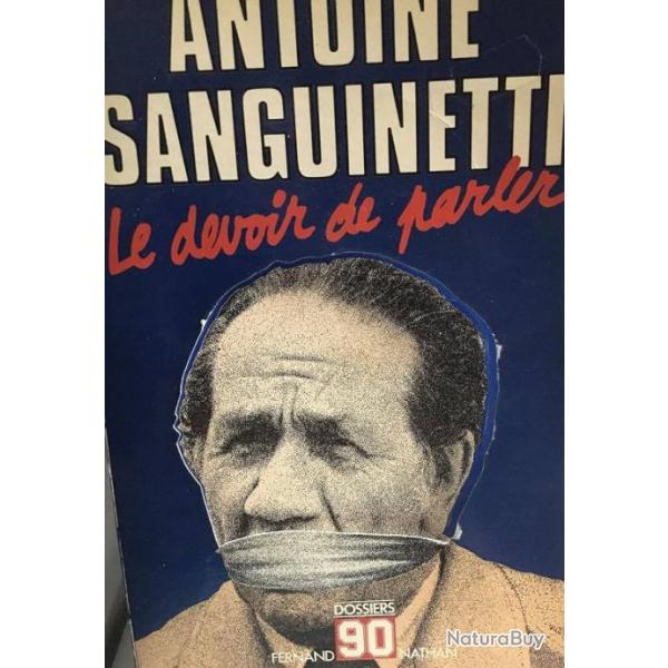 Le devoir de parler - amiral ANTOINE SANGUINETTI