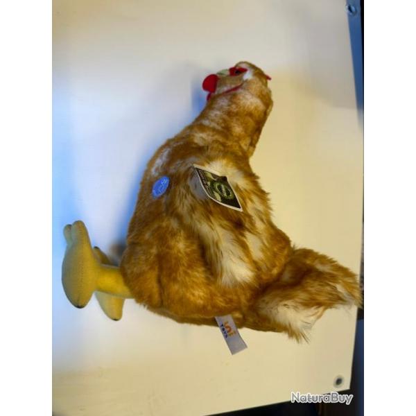 poule peluche 33cm