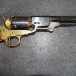 Pistolet Colt calibre 36 fabrication GAMI Pietta 1970's.