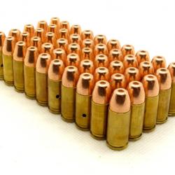 Lot 50 Balles neutralisés de 9mm parabellum Luger 9x19mm Hollow-point pour décoration INERTE NEUTRA