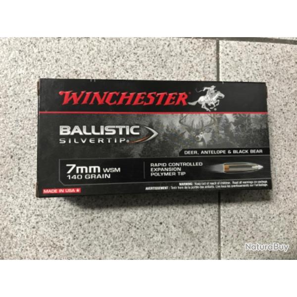 Balles 7 MM WSM