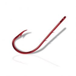 Hameçon mer simple spécial ver worm hook rouge 9291 tr x10 8