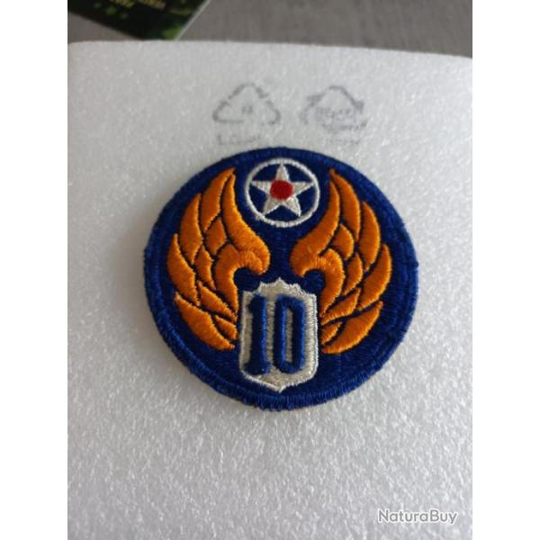 Patch arme us 10th US ARMY AIR FORCE WW2 ORIGINAL 2