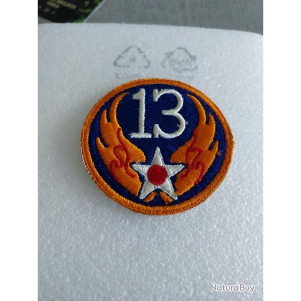 Patch arme us 13th US ARMY AIR FORCE ww2 ORIGINAL