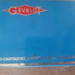 Boîte vide de 9mm collection Gevelot