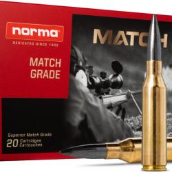 Opération Spéciale ! Munitions NORMA 308 WIN MATCH 168GR DL DIAMOND LINE x2 boîtes*