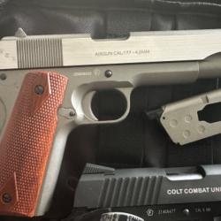 COLT 1911 SEVENTIES SWISS ARMS GBB CO2 blow back full metal