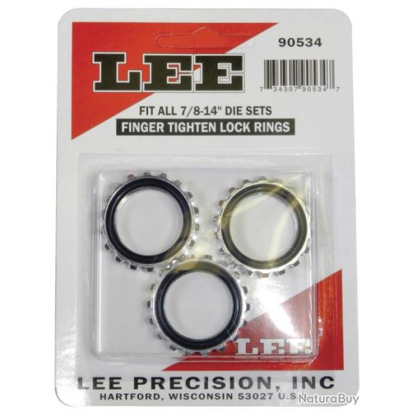 90534 Set de 3 bagues de verrouillage Lock Ring Lee