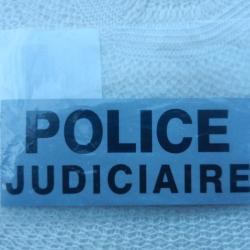 Insigne badge de police judiciaire
