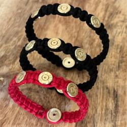 Bracelet (U Nustrale)  avec douille de 9mm et fermeture sur douille de 45 Auto