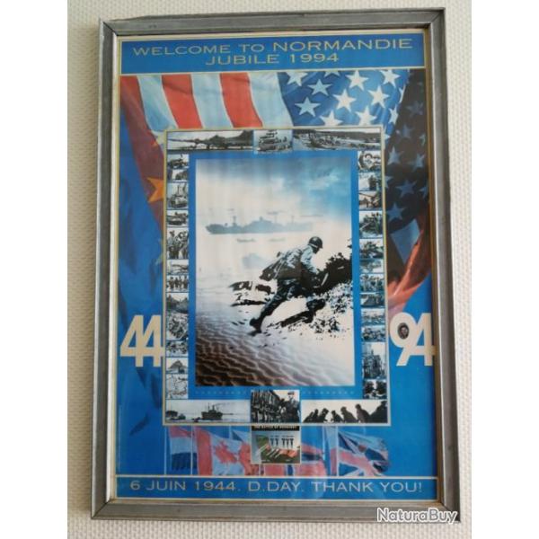 Affiche jubil 1994 dbarquement Normandie