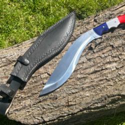 Kukri forgé LLF série TACTIQUE 50cm édition patriote