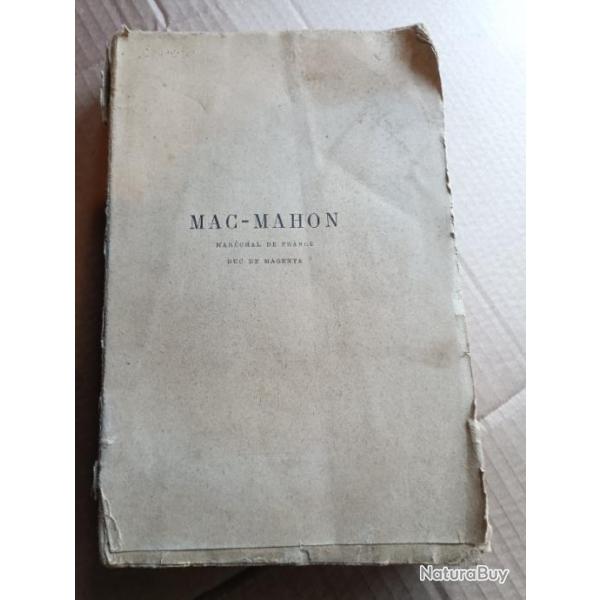 Ouvrage ancien Mac Mahon 1900