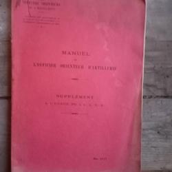 Manuel de l officier orienteur d artillerie 1917