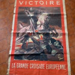 Belle affiche de propagande allemande 1941 , rare !