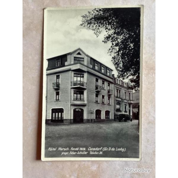 Carte postale Hotel MERSCH  Consdorf 5Gr. D. de LUXEMBOURG)