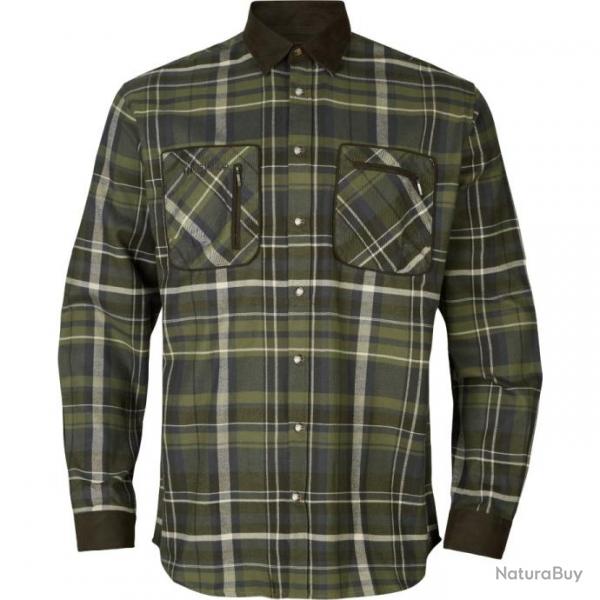 Chemise Pajala skjorte Olive check