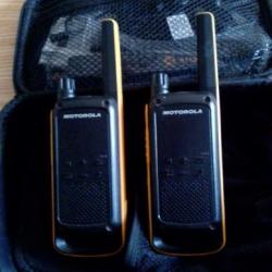 Paire talkies walkies motorola