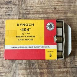 Une boîte complète de .404 Kynoch