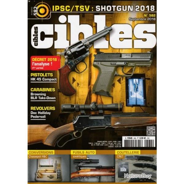 Magazine Cibles n582 septembre 2018.