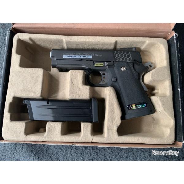 Pistolet AirSoft WE ultra compact 3.8 GBB 3.8 B Version (7507)