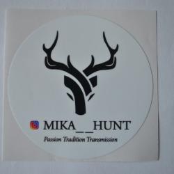 autocollant chasse Mika Hunt