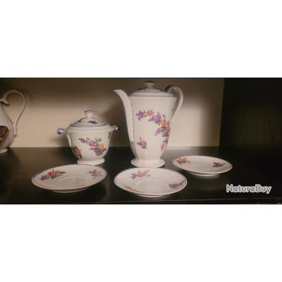 Théière Et Assiette Anciennes Meyercord Décalcomanie – Service 786-B