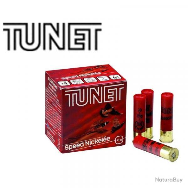 25 CARTOUCHES TUNET SPEED 24 NICKELEE CAL20/70 PLOMB 7.5