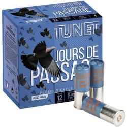 25 CARTOUCHES TUNET JOUR DE PASSAGE 35G CAL12 70 PLOMB