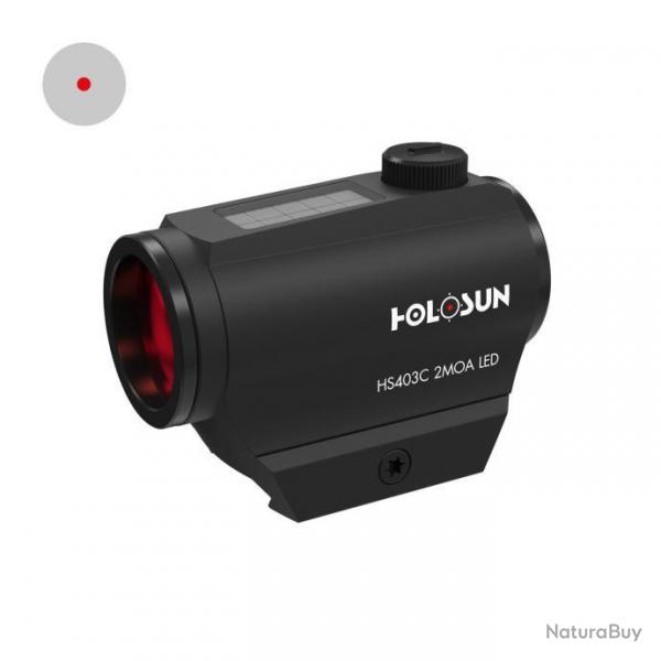 VISEUR POINT ROUGE AVEC CELLULE SOLAIRE - 2 MOA - HS403C HOLOSUN - LIVRAISON GRATUITE